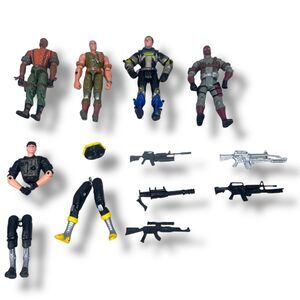 Vintage Hasbro GI Joe Action Figure Weapons Parts‎ Lot Y2K 00s